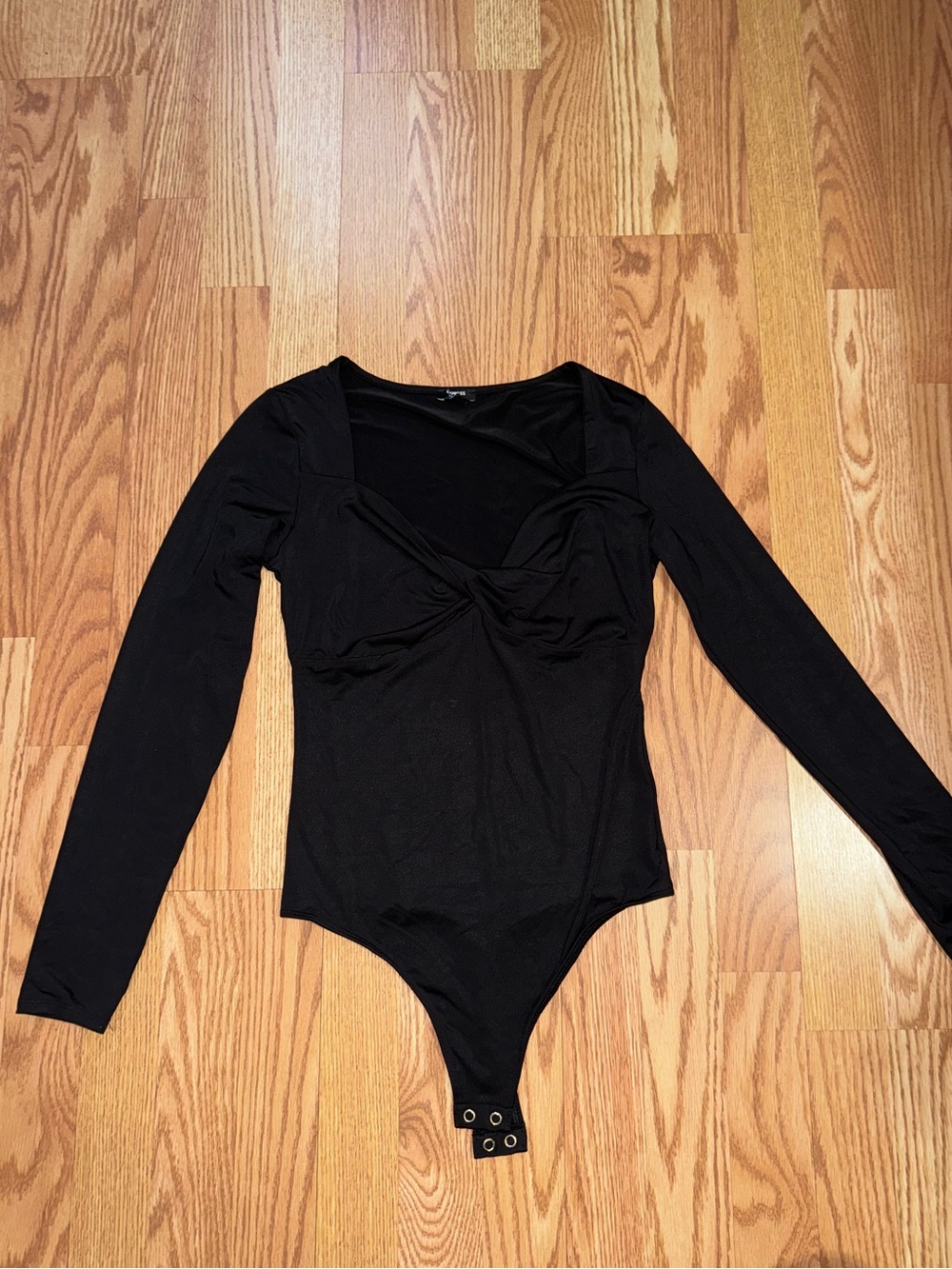 Express Black Body Contour Bodysuit